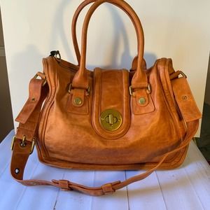 Chloe Tan Leather Ava East-West large handbag
